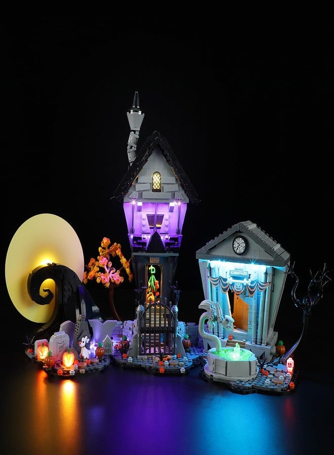 YEABRICKS LED Light for 21351 Ideas Disney Tim Burton's The Nightmare Before Christmas Building Blocks Model (Building Set NOT Included) - Image 1